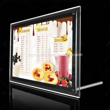 Ultra Thin Crystal Edge Light Box Display